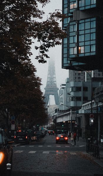 Обои 600x1024 Париж, Франция, город