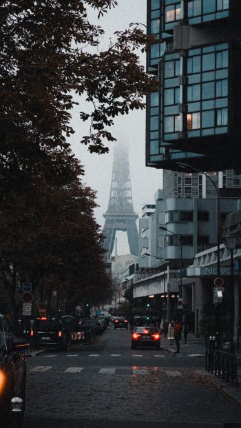 Обои 640x1136 Париж, Франция, город