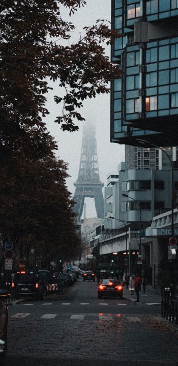 Обои 1080x2220 Париж, Франция, город