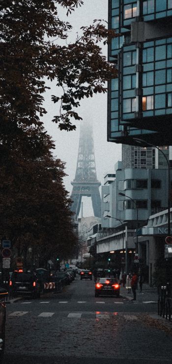 Обои 1080x2280 Париж, Франция, город