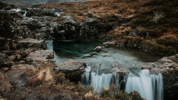 Fairy Pools, landscape, Scotland Wallpaper 1280x720