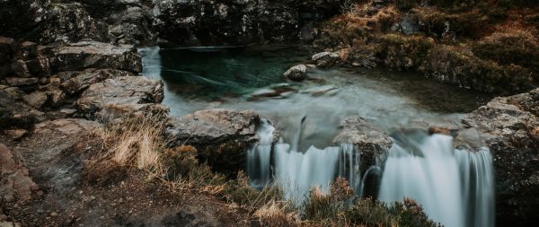 Fairy Pools, landscape, Scotland Wallpaper 2560x1080