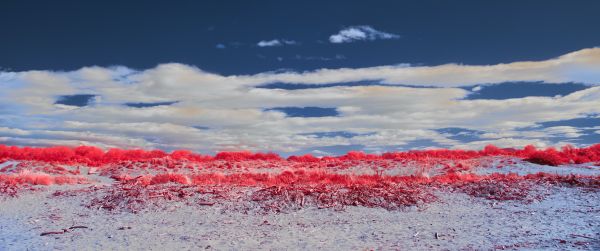 clouds, sky, landscape Wallpaper 3440x1440