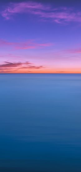 horizon, sky, sea Wallpaper 1080x2280