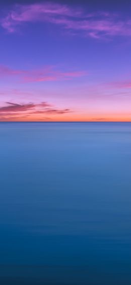 horizon, sky, sea Wallpaper 1242x2688