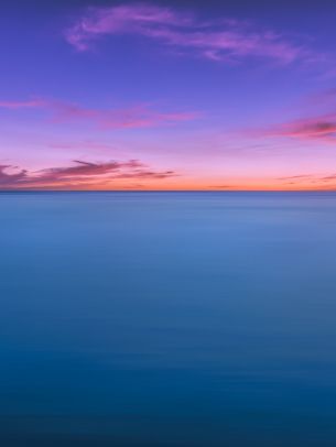 horizon, sky, sea Wallpaper 1536x2048