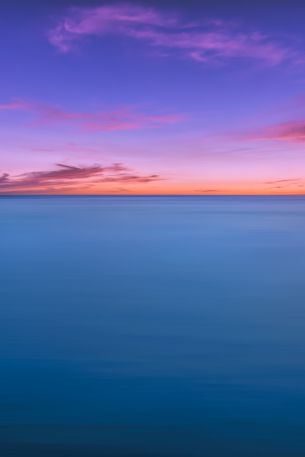 horizon, sky, sea Wallpaper 640x960