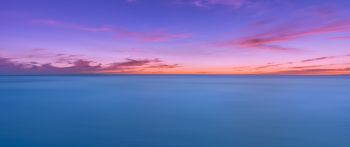 horizon, sky, sea Wallpaper 2560x1080