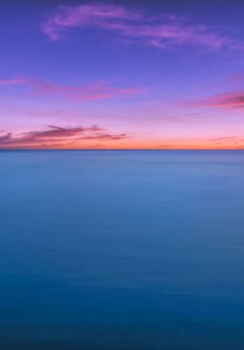 horizon, sky, sea Wallpaper 1640x2360