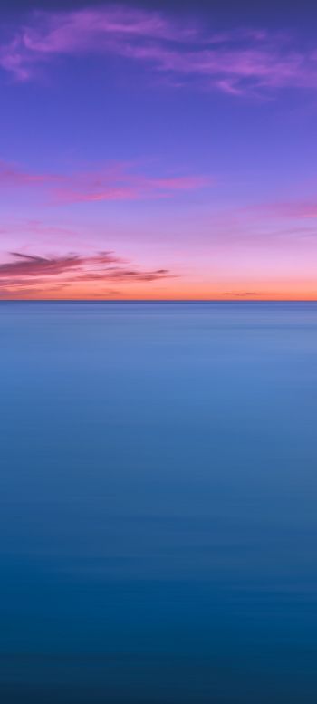 horizon, sky, sea Wallpaper 1080x2400