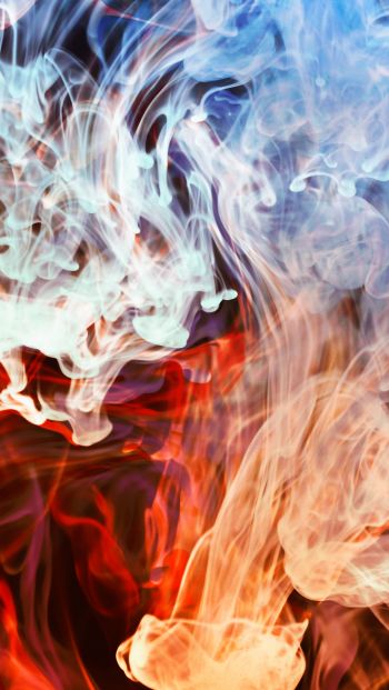 smoke, divorces, background Wallpaper 640x1136