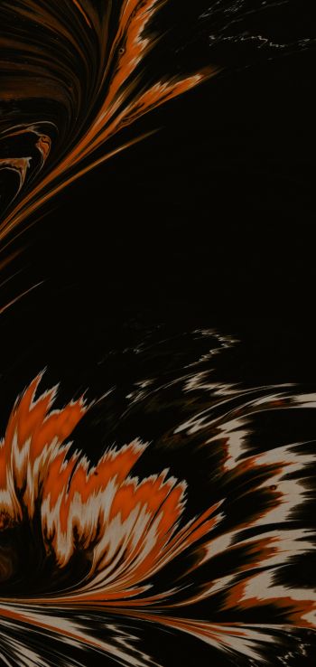 abstraction, pattern, black Wallpaper 1080x2280