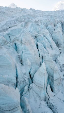 white, glacier Wallpaper 640x1136
