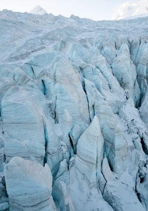 white, glacier Wallpaper 1668x2388