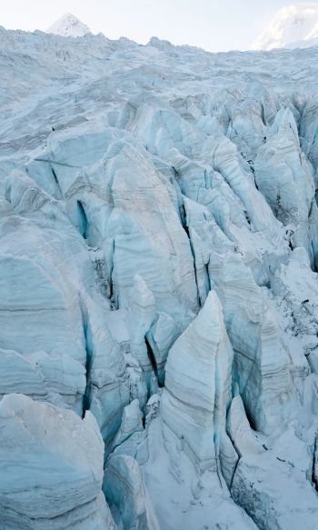white, glacier Wallpaper 1200x2000
