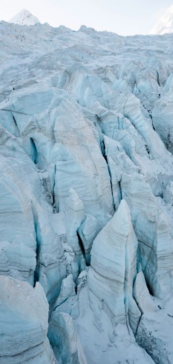 white, glacier Wallpaper 1440x3040