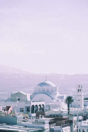 mosque, dome, white Wallpaper 640x960