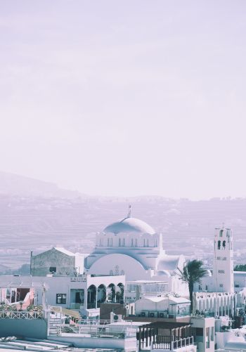 mosque, dome, white Wallpaper 1668x2388