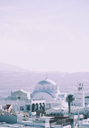 mosque, dome, white Wallpaper 1640x2360