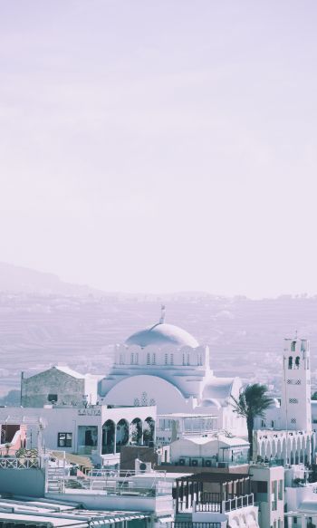 mosque, dome, white Wallpaper 1200x2000