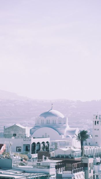 Обои 1080x1920 мечеть, купол, белый