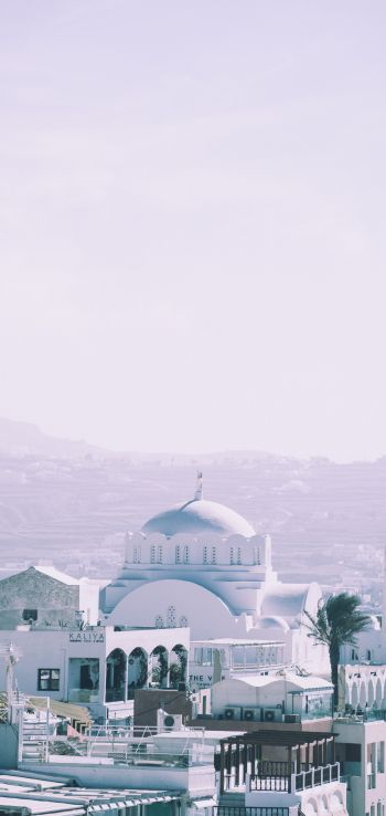 Обои 720x1520 мечеть, купол, белый