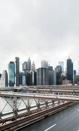 Brooklyn Bridge, New York, USA Wallpaper 1200x2000