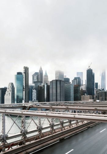 Brooklyn Bridge, New York, USA Wallpaper 1668x2388