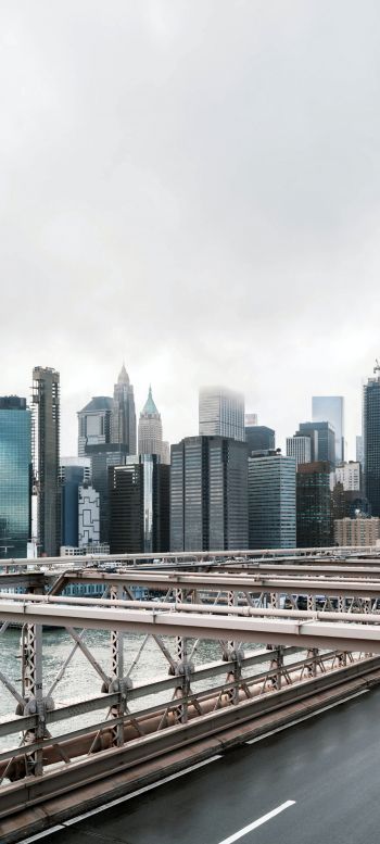 Brooklyn Bridge, New York, USA Wallpaper 720x1600