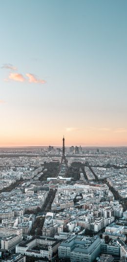 Paris, France, eiffel tower Wallpaper 1440x2960