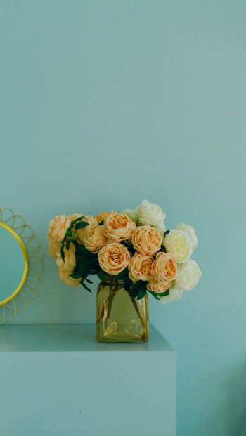 aesthetics, rose bouquet Wallpaper 640x1136