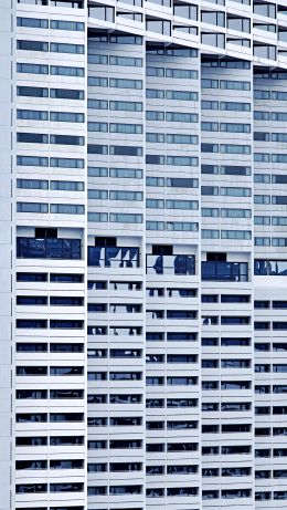 building, background, white Wallpaper 640x1136