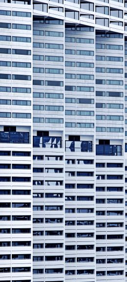 building, background, white Wallpaper 720x1600