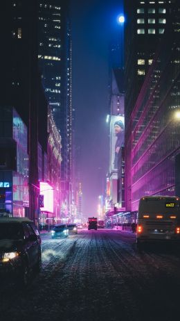 Times Square, New York, USA Wallpaper 750x1334