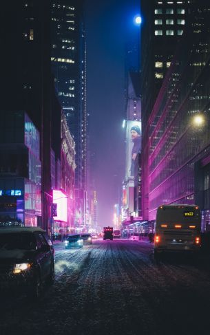 Times Square, New York, USA Wallpaper 1752x2800