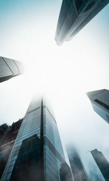 New York, USA, skyscrapers Wallpaper 1200x2000