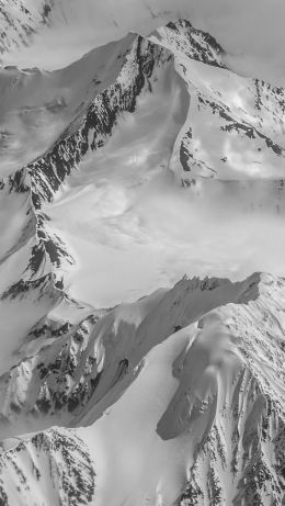 Alaska, USA, bird's eye view Wallpaper 640x1136