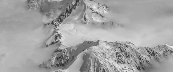 Alaska, USA, bird's eye view Wallpaper 2560x1080