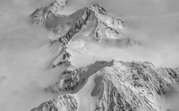 Alaska, USA, bird's eye view Wallpaper 2560x1600