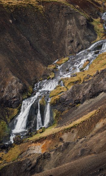 Iceland, river, landscape Wallpaper 1200x2000
