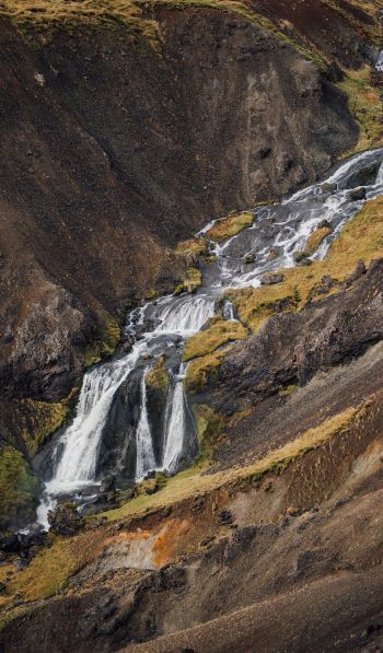 Iceland, river, landscape Wallpaper 600x1024