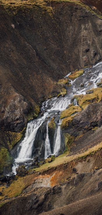 Обои 720x1520 Исландия, река, пейзаж