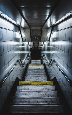 subway, ladder, gray Wallpaper 800x1280