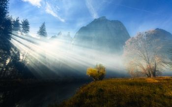 sunlight, landscape Wallpaper 2560x1600