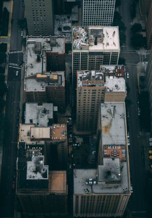 Chicago, USA, bird's eye view Wallpaper 1640x2360