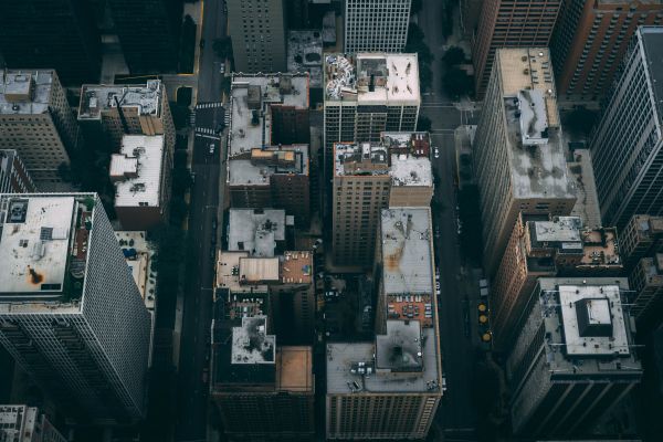 Chicago, USA, bird's eye view Wallpaper 6000x4000