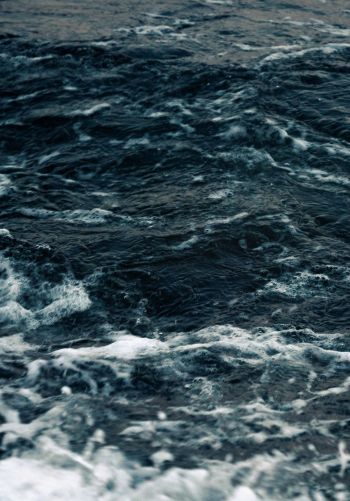 sea, waves, blue Wallpaper 1668x2388