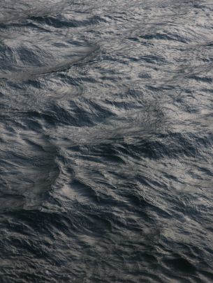 sea, black Wallpaper 2048x2732