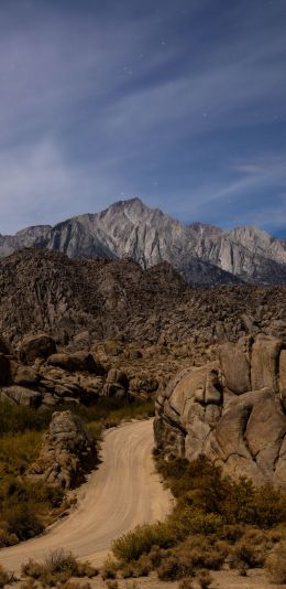 mountain range, landscape Wallpaper 1080x2220