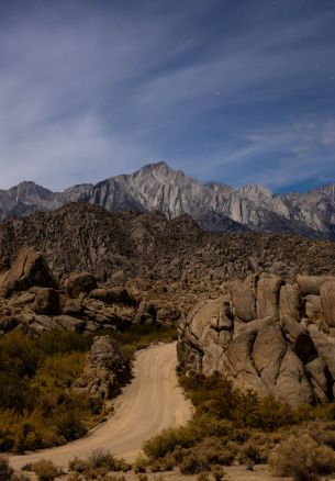 mountain range, landscape Wallpaper 1640x2360